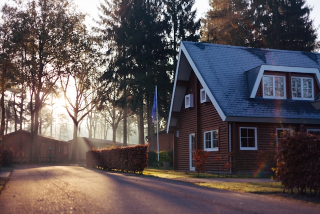 Het dak van het huis